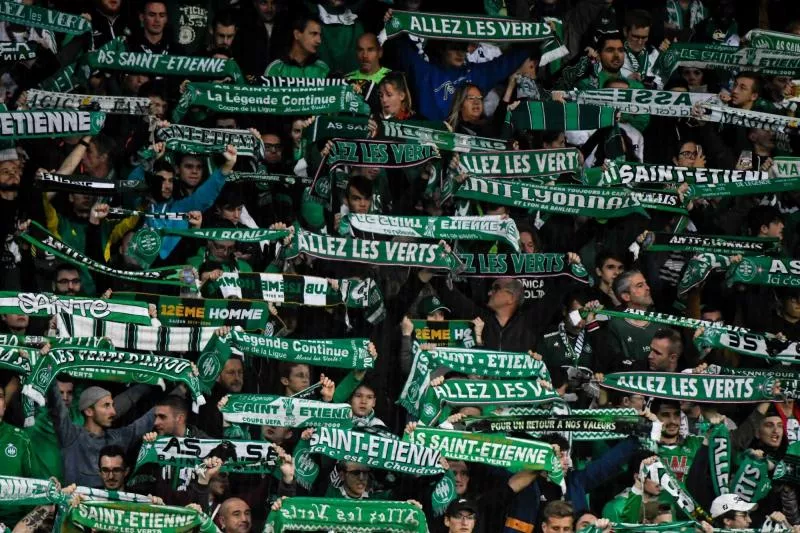FANS of Saint Etienne during the UEFA Europa League, Group I match between Saint Etienne and Oleksandria on October 24, 2019 in Saint-Etienne, France. (Photo by Anthony Dibon/Icon Sport)