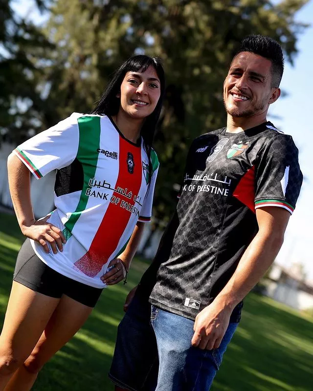Un maillot chilien rend hommage à la Palestine et au Celtic