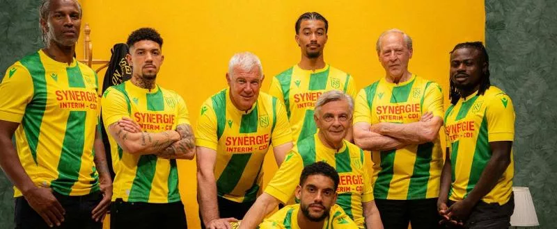 Le FC Nantes rend hommage à la saison 1994-1995 sur son nouveau maillot