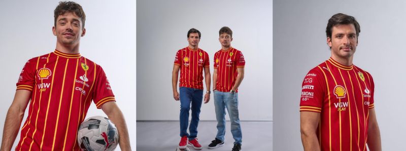 Ferrari dégaine un maillot de foot spécial pour l’Euro 2024