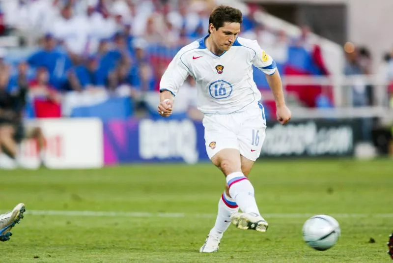 Vadim EVSEEV Russia during the European Championship match between Spain and Russia at Estadio Algarve, Faro-Loule, Portugal on 12 June 2004 ( Photo by Olivier Prevosto / Onze / Icon Sport )   - Photo by Icon Sport