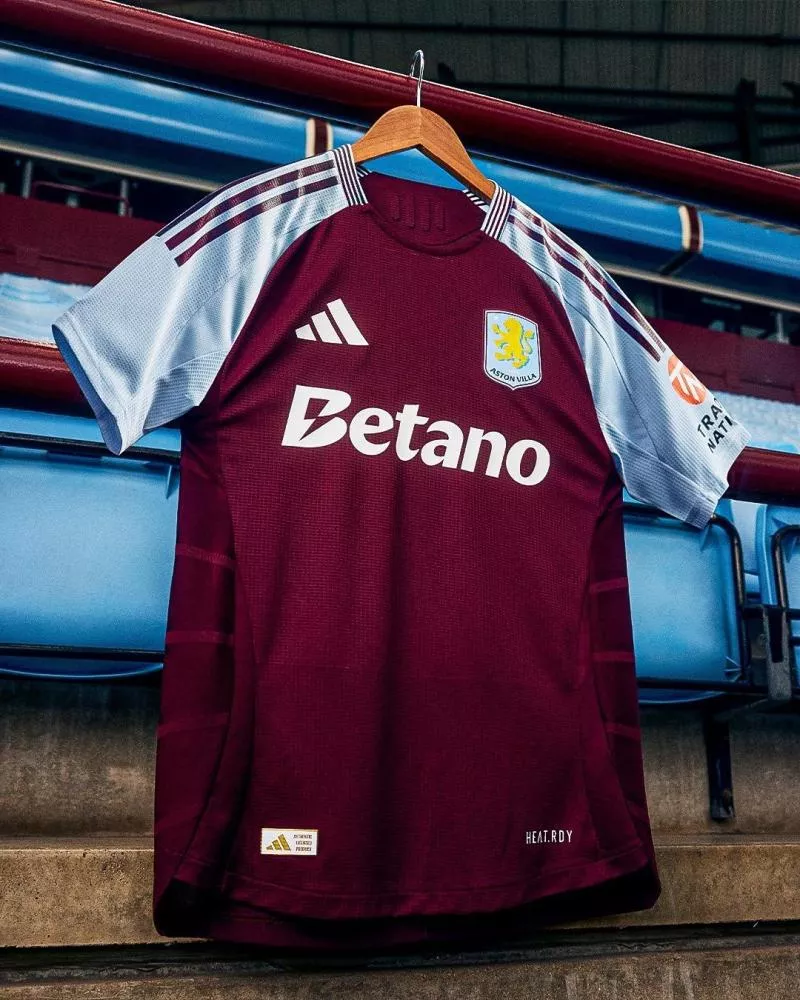 adidas débarque à Aston Villa et révèle le nouveau maillot de la saison 2024-2025