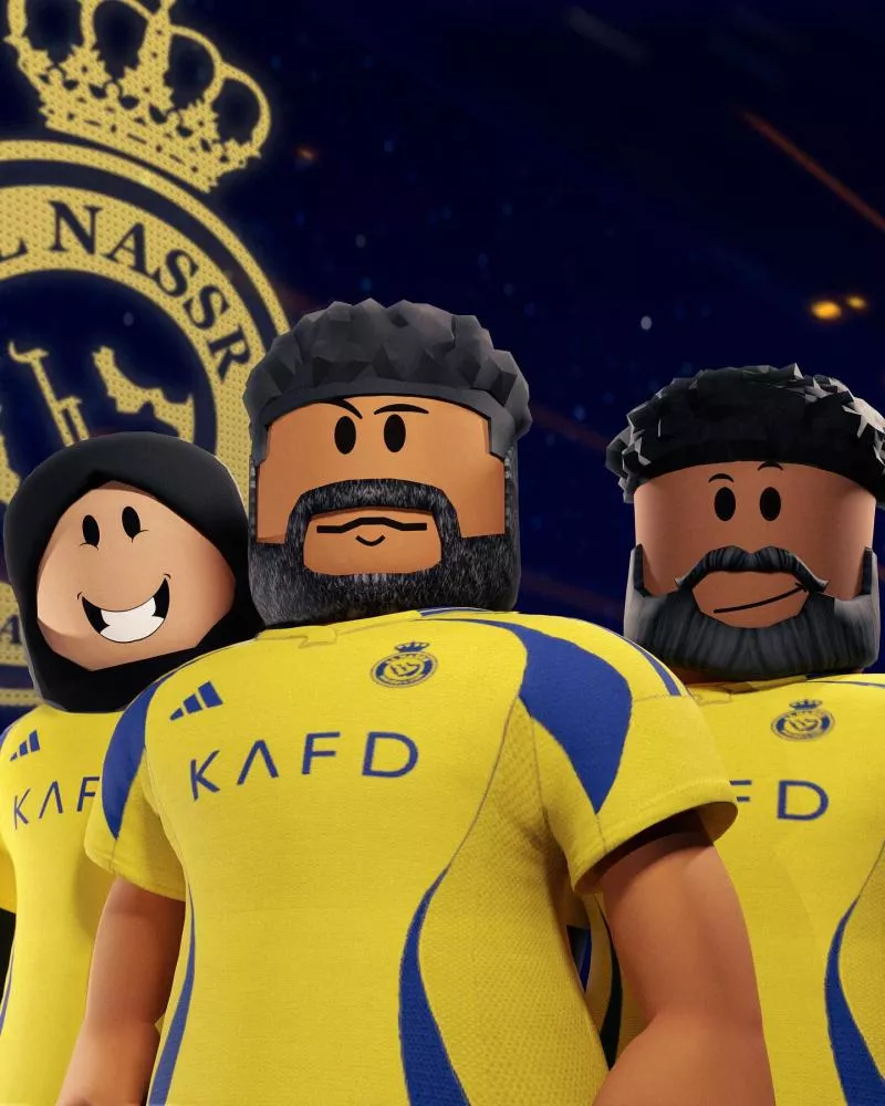 Al-Nassr Football Club dévoile son maillot sur Roblox !