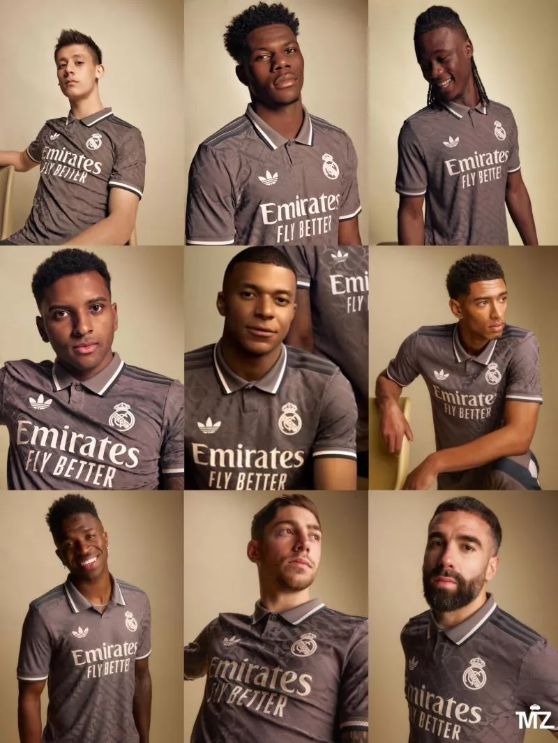 Zinédine Zidane révèle le nouveau troisième maillot du Real Madrid pour la saison 2024/2025