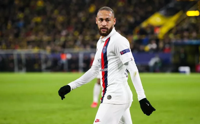 firo: 02/18/2020 Football, Soccer: Uefa Champions League, CL season 2019/2020 round of 16, first leg BVB Borussia Dortmund &#8211; PSG Paris St. Germain 2-1 PSG Neymar, half figure, half body, | usage worldwide Photo by Icon Sport &#8211; Photo by Icon Sport