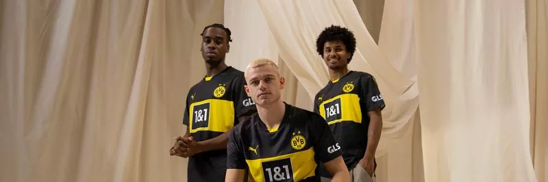 Le Borussia Dortmund présente son nouveau maillot extérieur