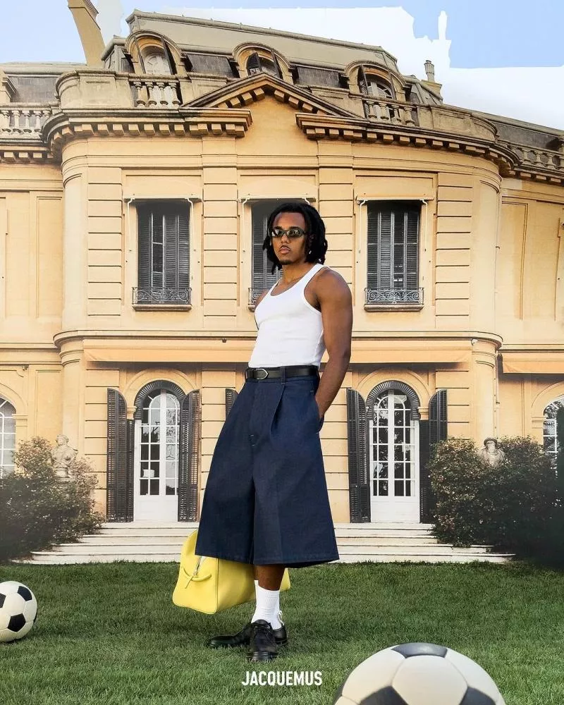 Les photos folles de Jules Koundé pour Jacquemus