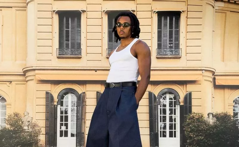 Les photos folles de Jules Koundé pour Jacquemus