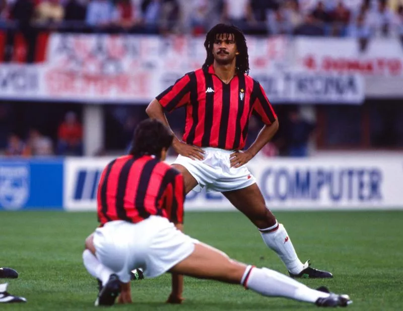 Ruud GULLIT of Milan during the European Champions Cup Final match between Milan and Benfica, Praterstadion, Vienna, Austria on 23th May 1990 ( Photo by Serge Philippot / Onze / Icon Sport )   - Photo by Icon Sport