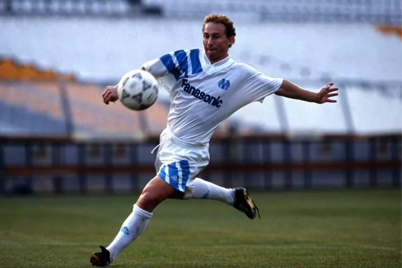 Jean Pierre Papin - saison 1991/1992 - Marseille  Photo : Alain Gadoffre / Icon Sport   - Photo by Icon Sport