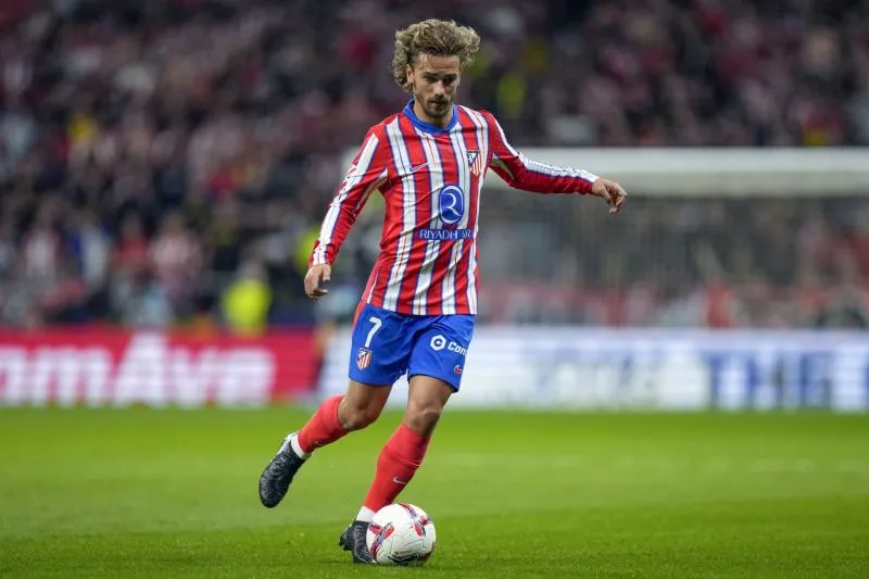 Antoine Griezmann of Atletico de Madrid during the La Liga EA Sports match between Atletico de Madrid and Real Madrid CF played at Civitas Metropolitano Stadium on September 29, 2024 in Madrid, Spain. (Photo by Juan Perez / Pressinphoto / Icon Sport)   - Photo by Icon Sport