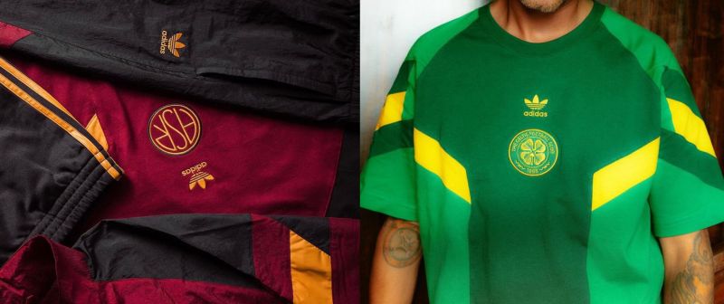 Le Celtic FC et l’AS Roma lancent leur nouvelle collection lifestyle avec adidas