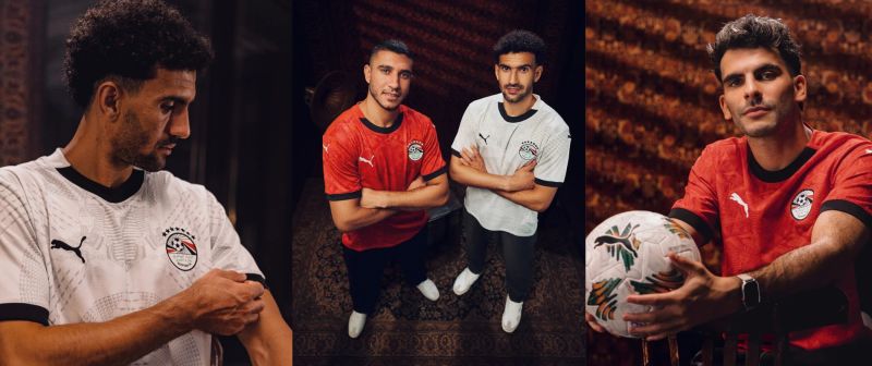 PUMA réalise les nouveaux maillots de l’Égypte pour la prochaine CAN