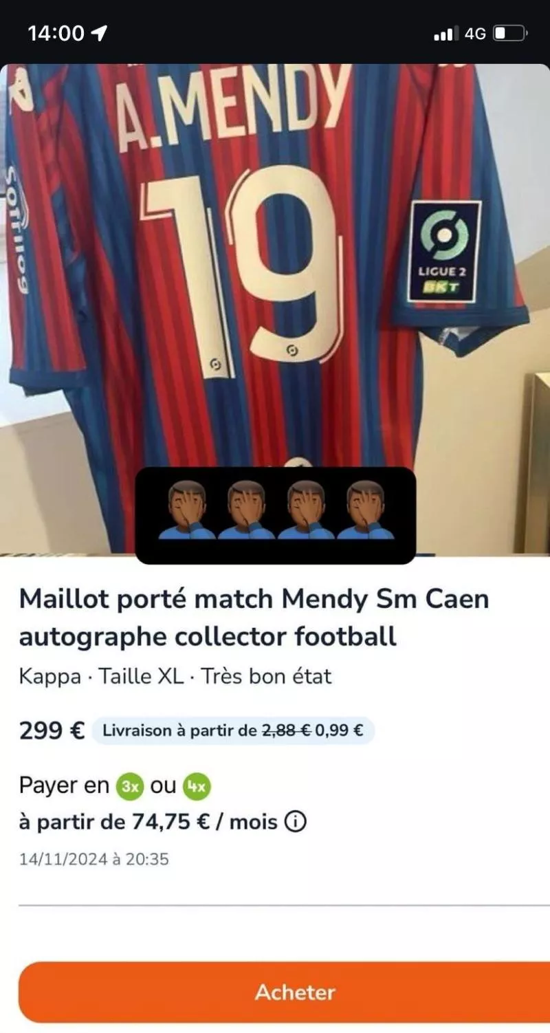 La raison qui pousse Alexandre Mendy à ne plus donner ses maillots