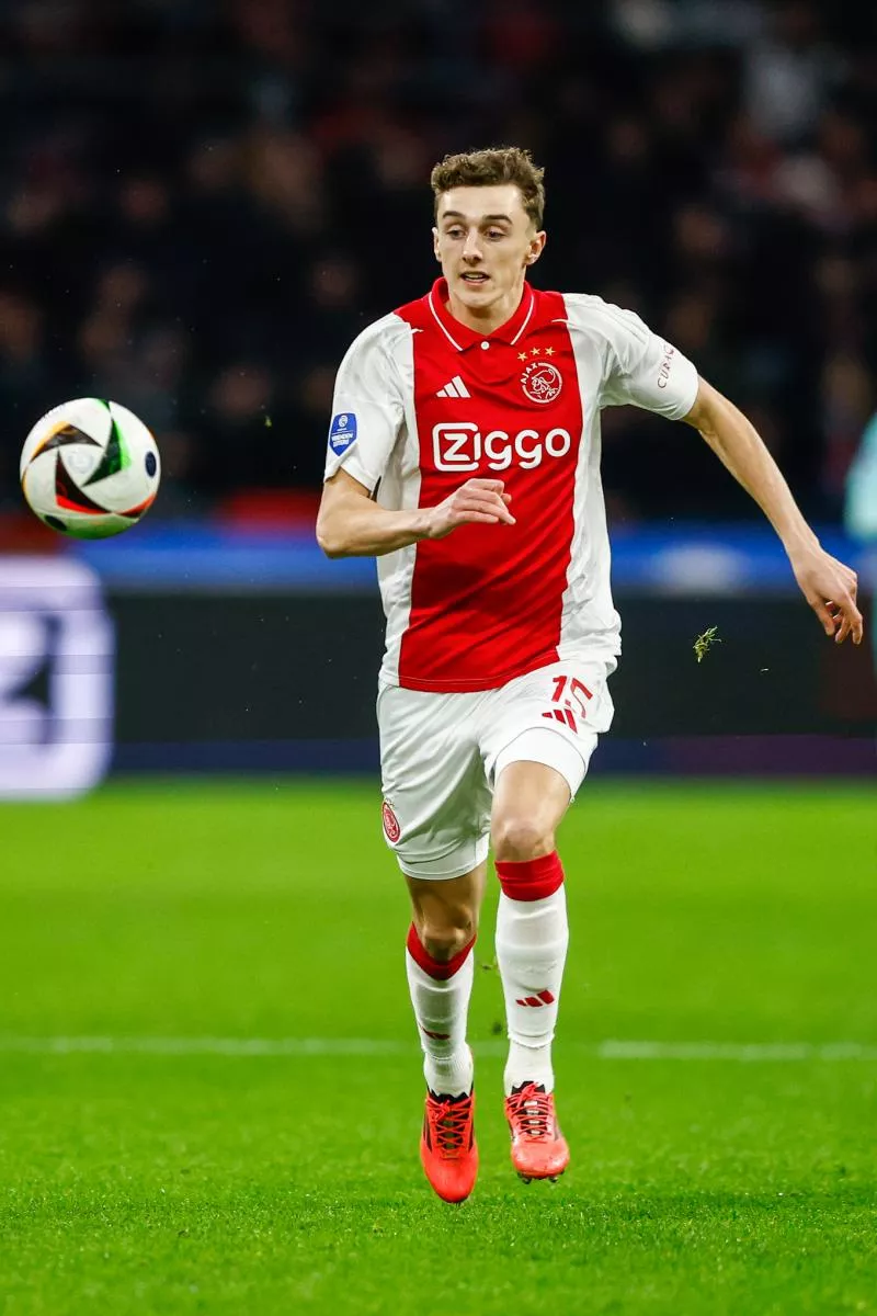 AMSTERDAM , 15-12-2024 , Johan Cruijff Arena , Dutch Eredivisie football , season 2024 / 2025 , match between Ajax and Almere City , Ajax player Youri Baas   - Photo by Icon Sport