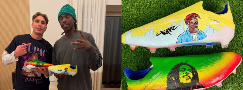 Les crampons de zinzin de Moise Kean avec la Fiorentina