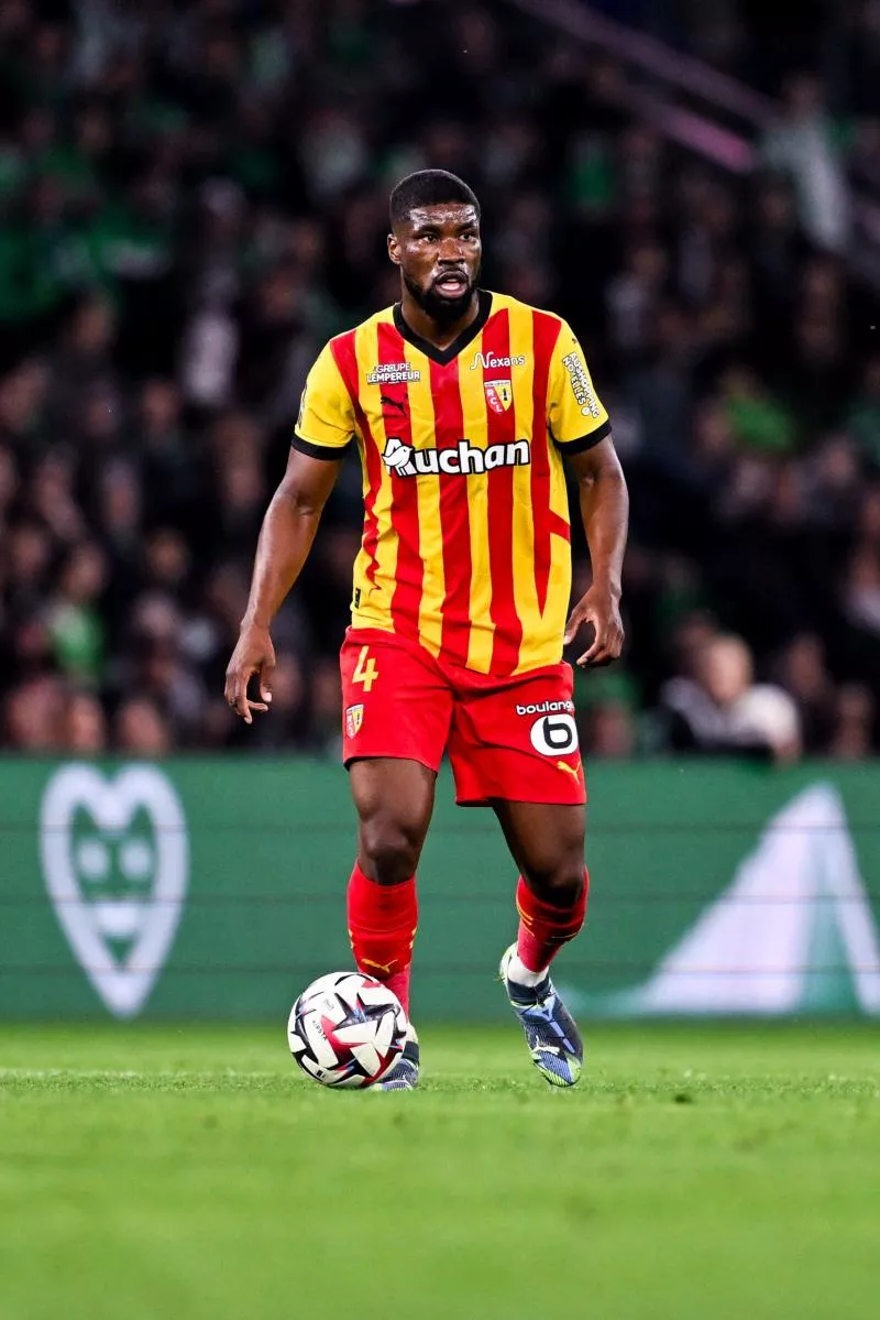 Kevin DANSO of Lens  during the Ligue 1 McDonald's match between Saint-Étienne and Lens at Stade Geoffroy-Guichard on October 19, 2024 in Saint-Etienne, France. (Photo by Sandra Ruhaut/Icon Sport)   - Photo by Icon Sport