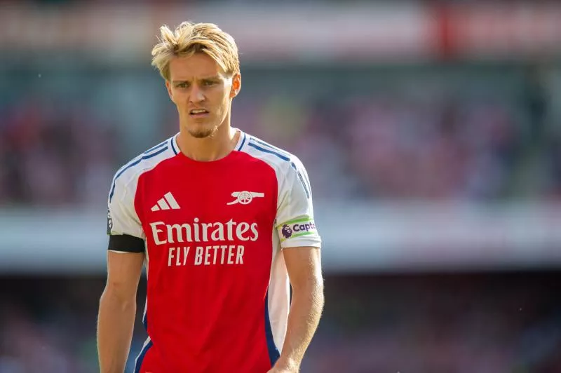 17th August 2024; Emirates Stadium, London, England; Premier League Football, Arsenal versus  Wolverhampton Wanderers; Martin Odegaard of Arsenal   - Photo by Icon Sport