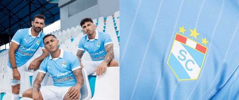 Le nouveau maillot très sympathique du Sporting Cristal au Pérou