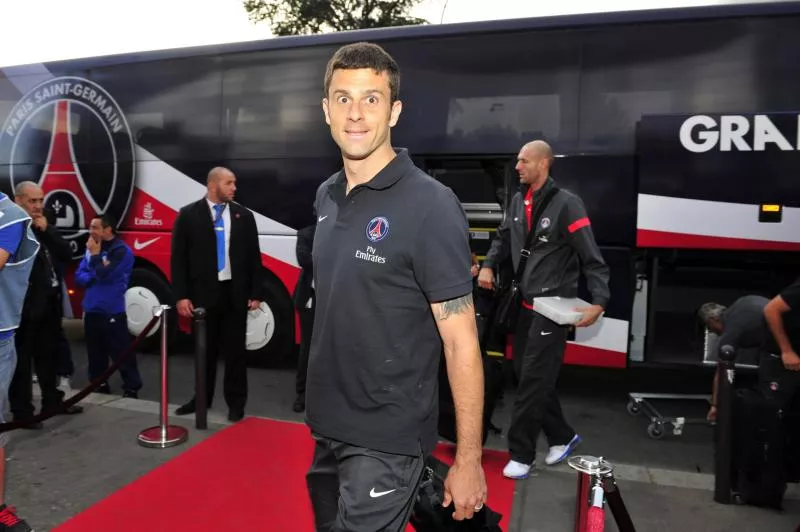 Thiago MOTTA - 26.08.2012 - PSG / Bordeaux - 3eme journee de Ligue 1 Photo : Amandine Noel / Icon Sport   - Photo by Icon Sport