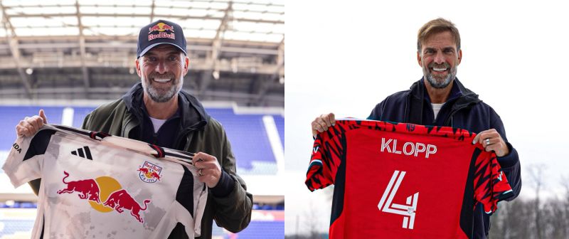 Quand Jürgen Klopp dévoile le nouveau maillot des New York Red Bulls