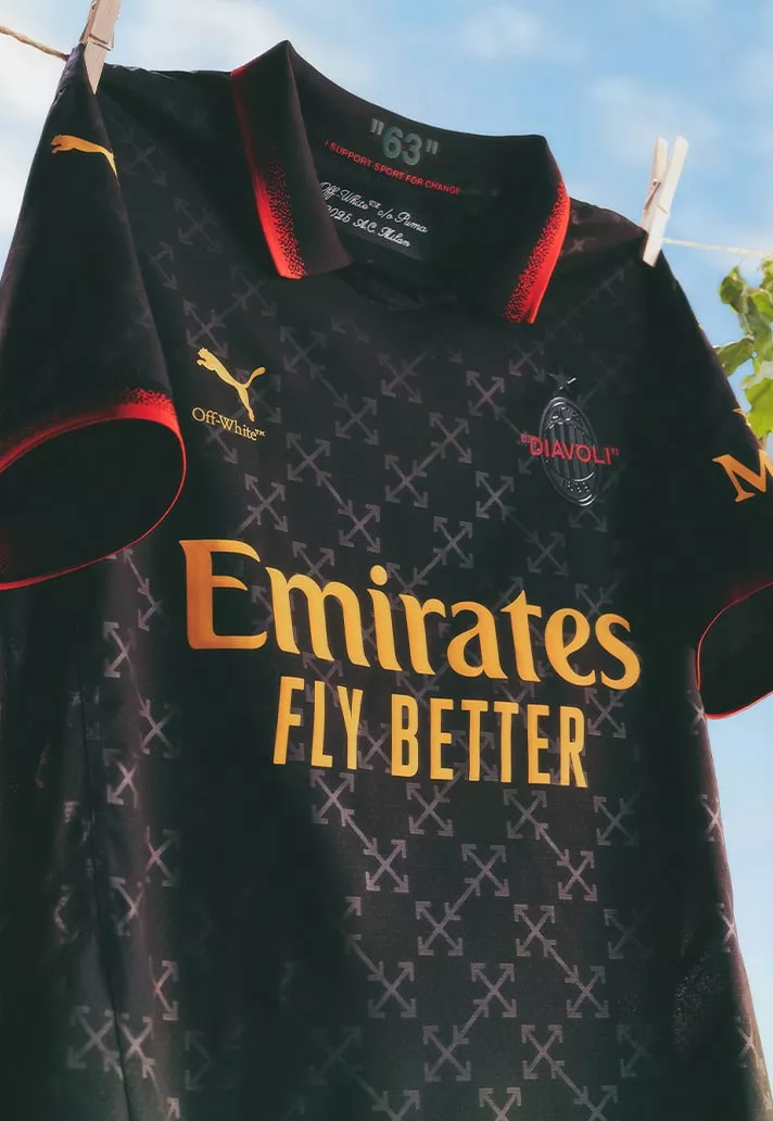 L'AC Milan présente deux nouveaux maillots avec la marque Off-White !