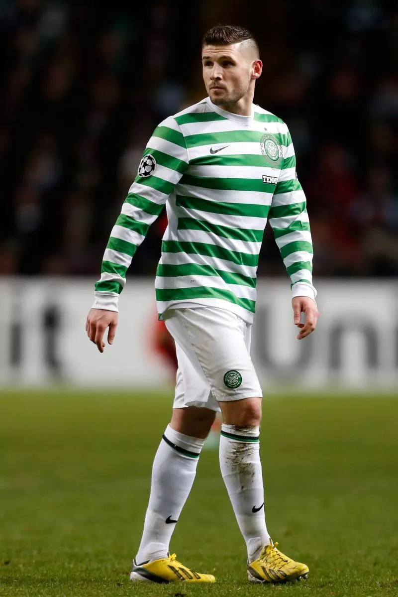 Gary Hooper - 05.12.2012 - Celtic Glasgow / Spartak Moscou - Champions League 2012/2013  Photo: SPI / Icon Sport   - Photo by Icon Sport