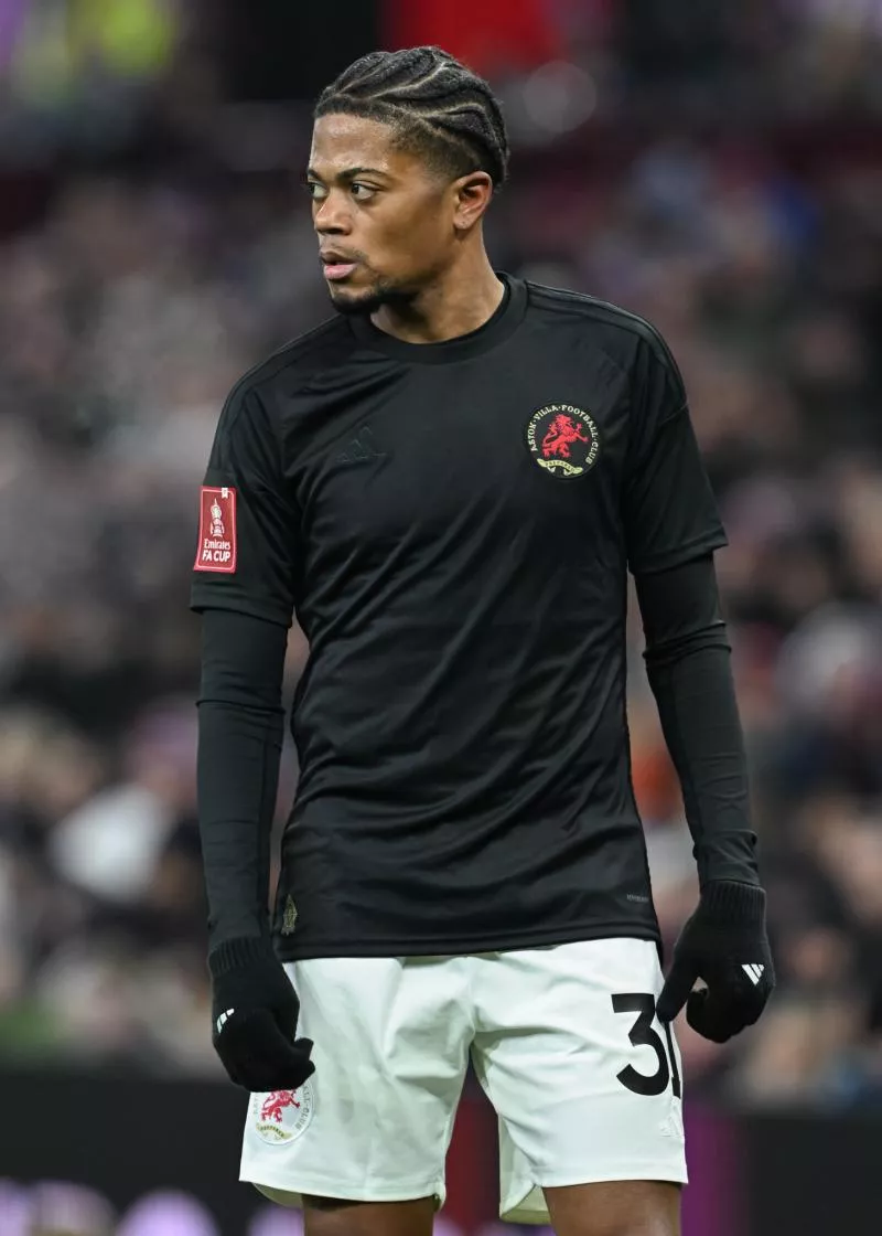 Birmingham, England, 10th January 2025. Leon Bailey of Aston Villa during the FA Cup match at Villa Park, Birmingham. Picture credit should read: Cody Froggatt / Sportimage   - Photo by Icon Sport