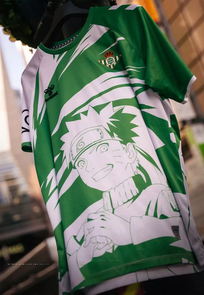 Le Real Betis lance un maillot inspiré de l'univers de Naruto