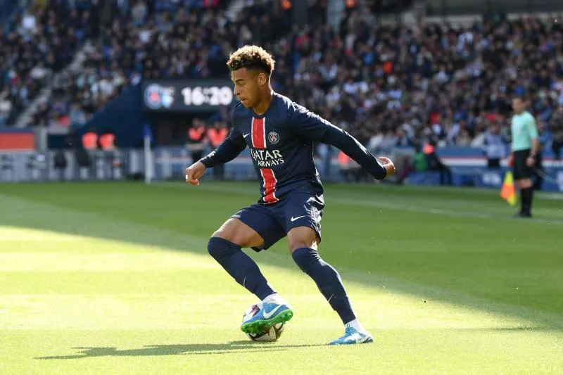 14 Desire DOUE (psg) during the Ligue 1 McDonald's match between Paris and Le Havre on April 19, 2025 at Parc-des-Princes in Paris, France. (Photo by Philippe Lecoeur/FEP/Icon Sport)   - Photo by Icon Sport