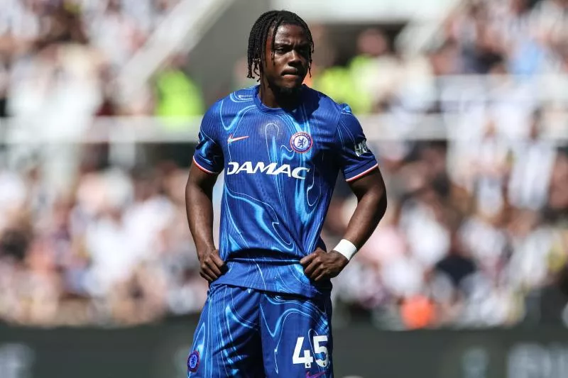Romeo Lavia of Chelsea during the Premier League match Newcastle United vs Chelsea at St. James's Park, Newcastle, United Kingdom, 11th May 2025  (Photo by Mark Cosgrove/News Images) in Newcastle, United Kingdom on 5/11/2025. (Photo by Mark Cosgrove/News Images/Sipa USA)   - Photo by Icon Sport