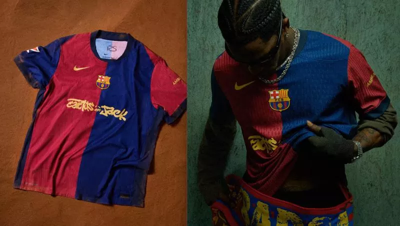 Le FC Barcelone jouera avec un maillot Travis Scott contre le Real Madrid.