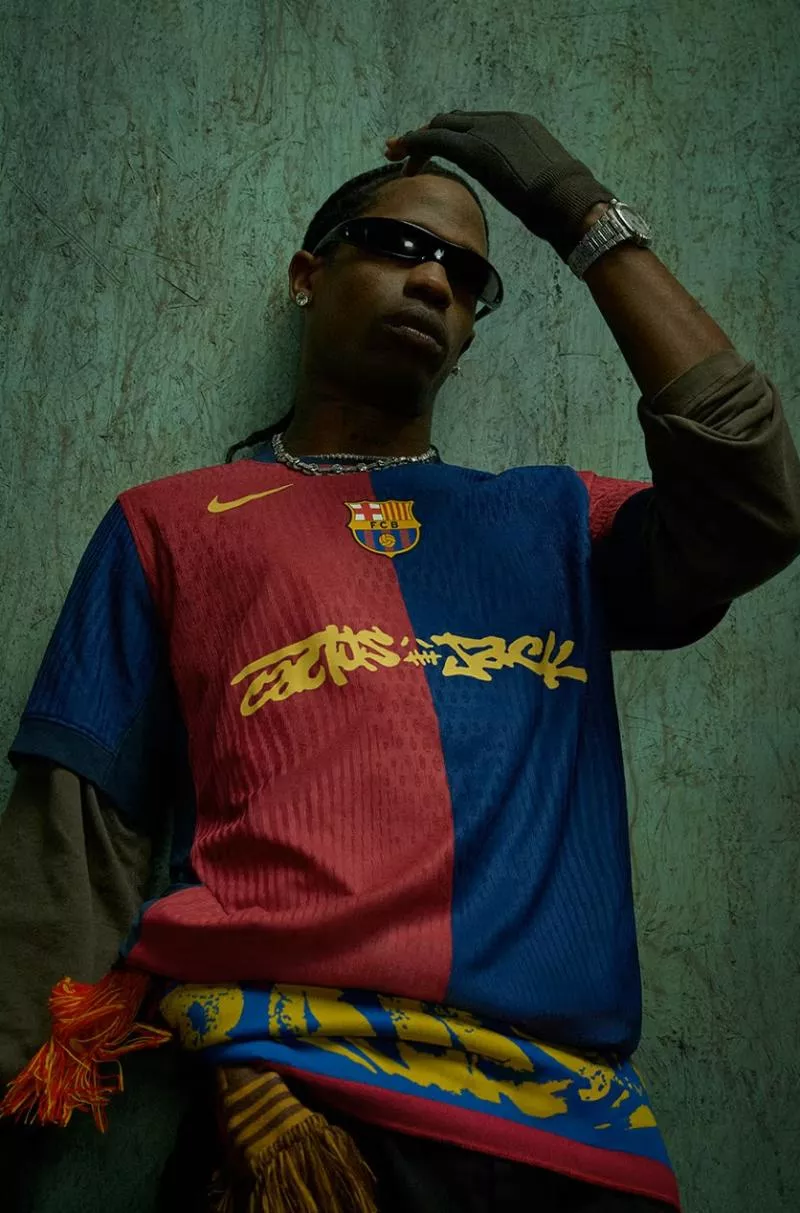 Le FC Barcelone jouera avec un maillot Travis Scott contre le Real Madrid.