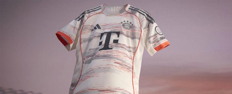 Le Bayern Munich lance son maillot extérieur pour la saison 2025-2026 !