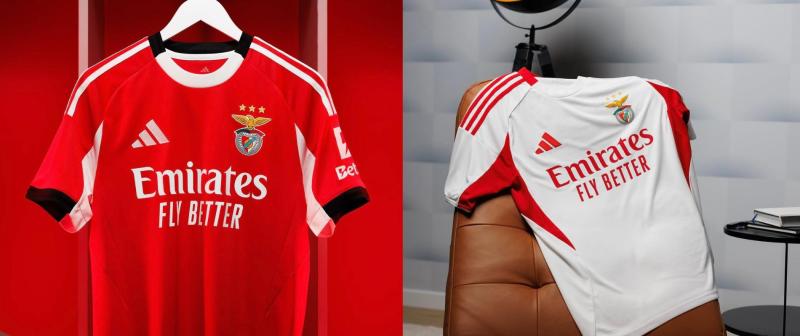 Benfica révèle ses trois nouveaux maillots pour la saison 2025-2026 !