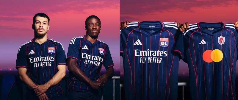 L’OL revient au classique sur son maillot extérieur 2025-2026