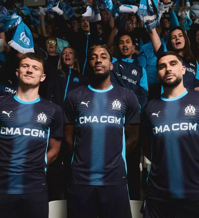 La croix phocéenne fait son retour sur le nouveau maillot extérieur de l’OM