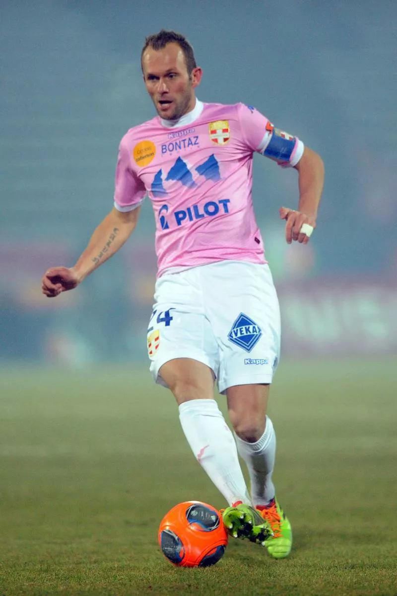 Olivier SORLIN  - 14.12.2013 - Evian Thonon / Reims - 18eme journee de Ligue 1  Photo : Jean Paul Thomas / Icon Sport   - Photo by Icon Sport