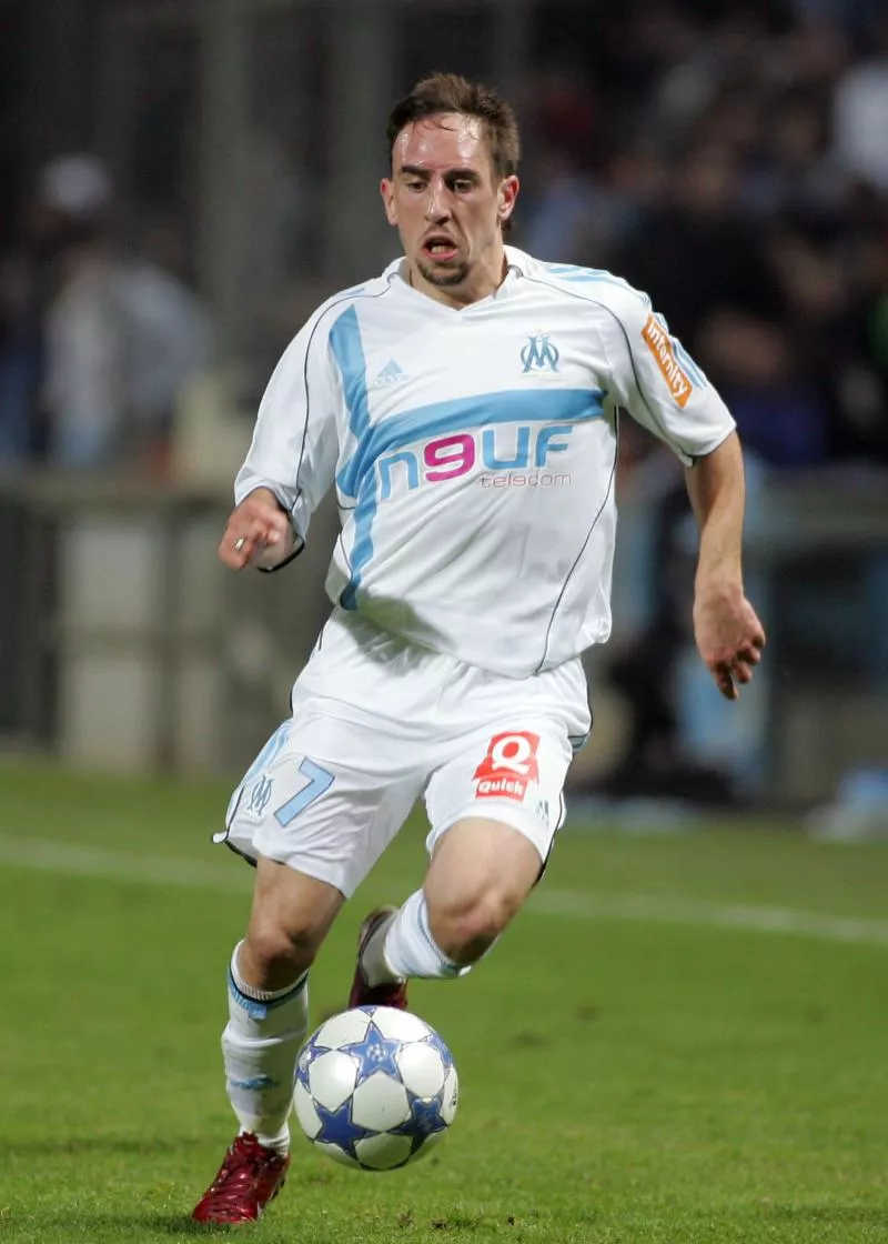 Franck RIBERY - Marseille / Auxerre - 10.12.2005 - 18eme journee de Ligue 1 - Photo : Reportages / Icon Sport   - Photo by Icon Sport