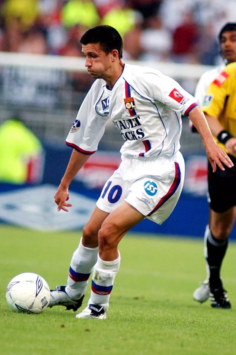Eric CARRIERE - 09.08.2003 - Lyon / Monaco - Ligue 1 Photo : Jean Michel Bancet / Icon Sport   - Photo by Icon Sport