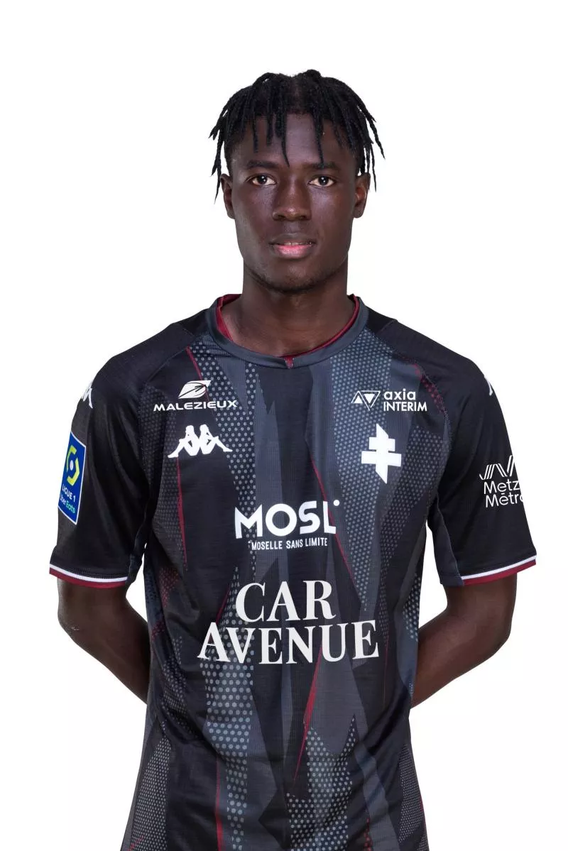 Ousmane BA during the Photocall of FC Metz  Photo by  Icon Sport   - Photo by Icon Sport