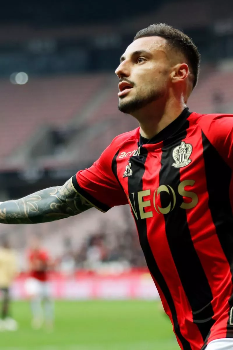 92 Jonathan CLAUSS (ogcn) during the Ligue 1 McDonald's match between Nice and Montpellier at Allianz Riviera on February 23, 2025 in Nice, France. (Photo by Loic Baratoux/FEP/Icon Sport)   - Photo by Icon Sport