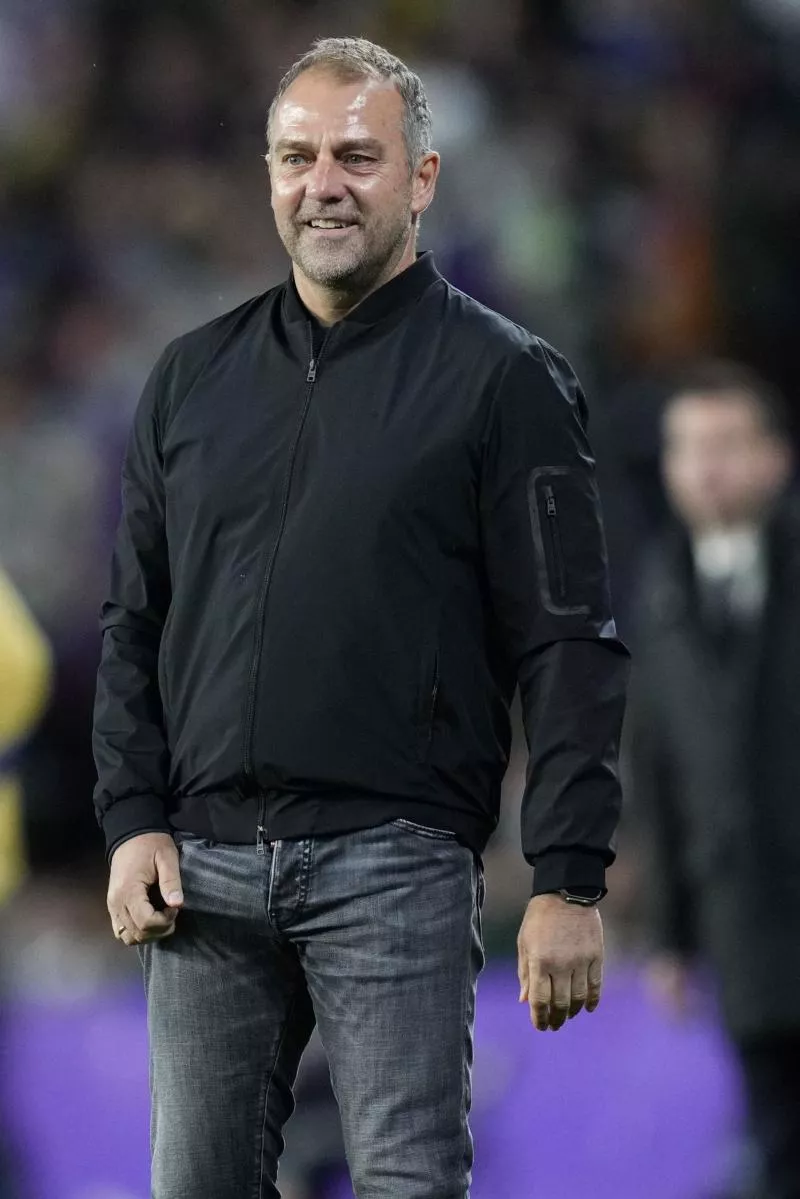 Cc Valladolid 03/05/2025 - Liga / Valladolid-Barcellona / foto Cesar Cebolla/Image nella foto: Hansi Flick PUBLICATIONxNOTxINxITA   - Photo by Icon Sport