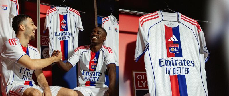 L’OL dégaine son nouveau maillot domicile pour la saison 2025-2026 !