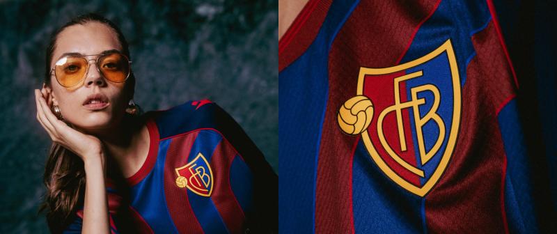 Les deux nouveaux maillots stylés du FC Bâle par Macron