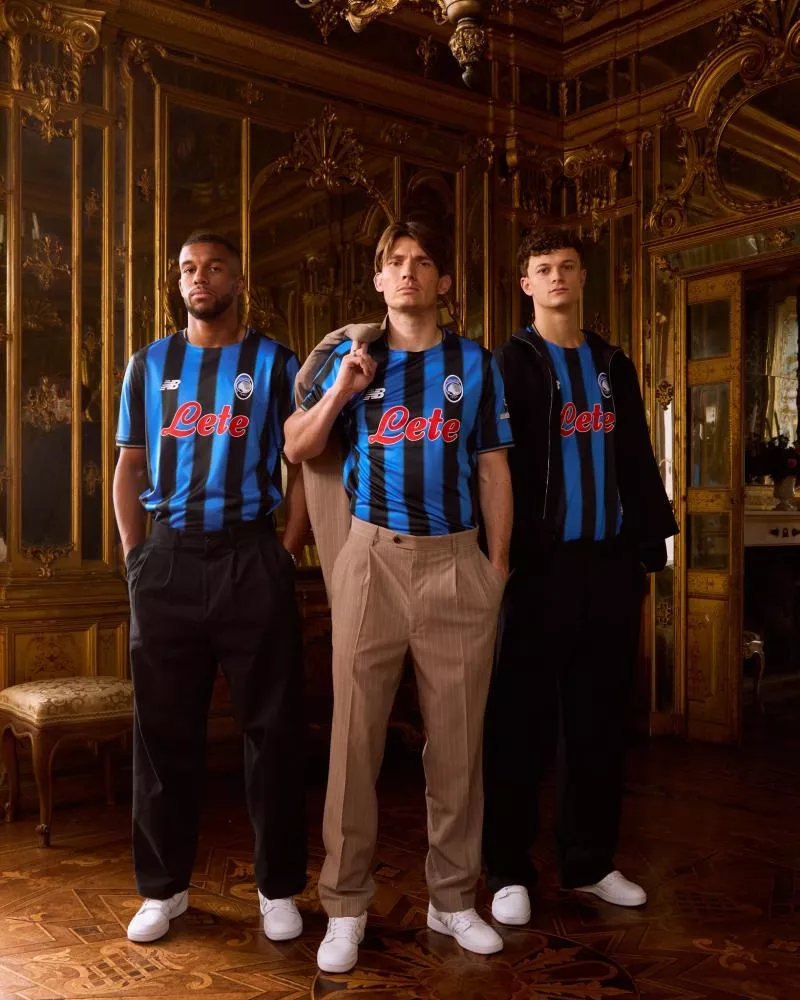 New Balance débarque sur le nouveau maillot domicile de l'Atalanta