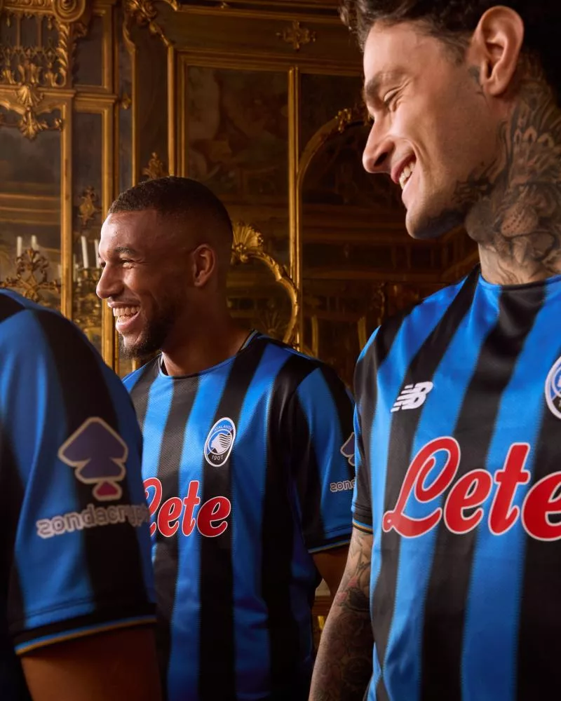 New Balance débarque sur le nouveau maillot domicile de l'Atalanta