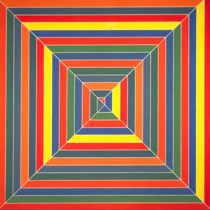 Stompe de Hyena, 1962 de Frank Stella