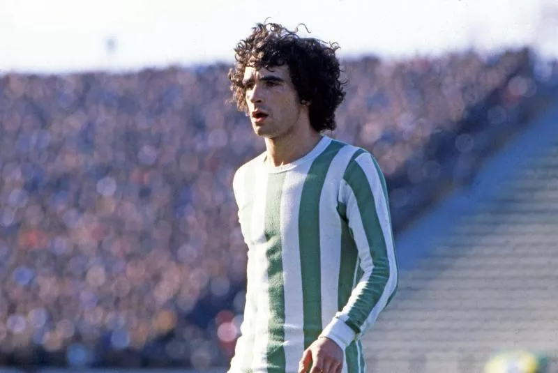 Dominique Rocheteau of France during the FIFA World Cup match between France and Hungary at Estadio Jose Maria Minella, Mar del Plata, Argentina on 10th June 1978 ( Photo by Michel Barrault / Onze / Icon Sport )   - Photo by Icon Sport