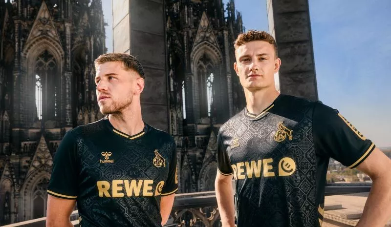 Le sublime maillot third du FC Cologne en hommage à sa cathédrale
